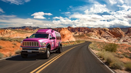 Valley of Fire Tour in a Tour Trekker Made for Sightseeing