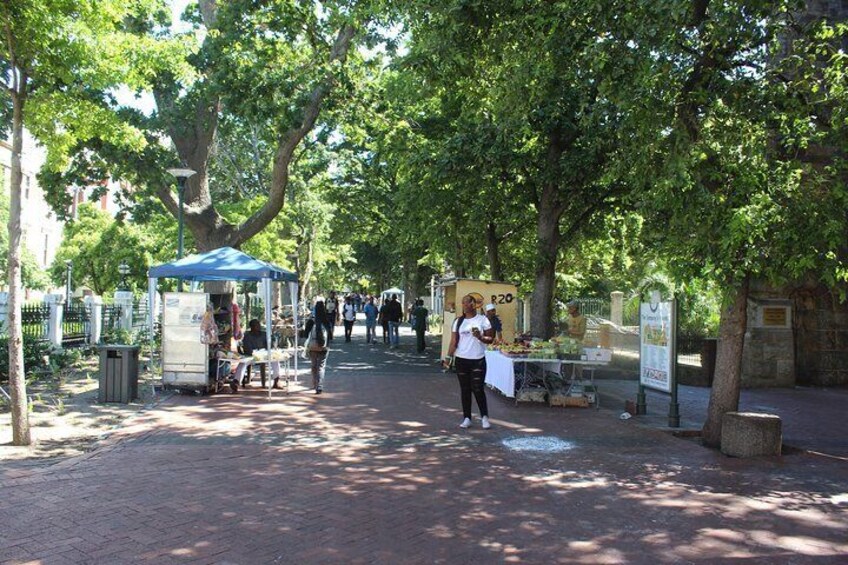 Vendors in the Gardens