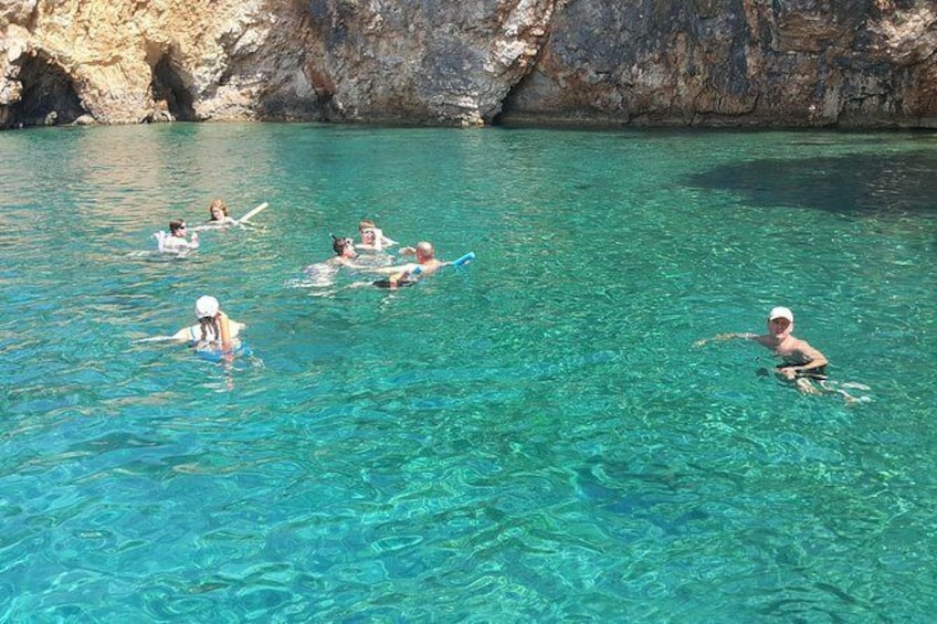 Show item 2 of 2. Swim around the most secluded bays