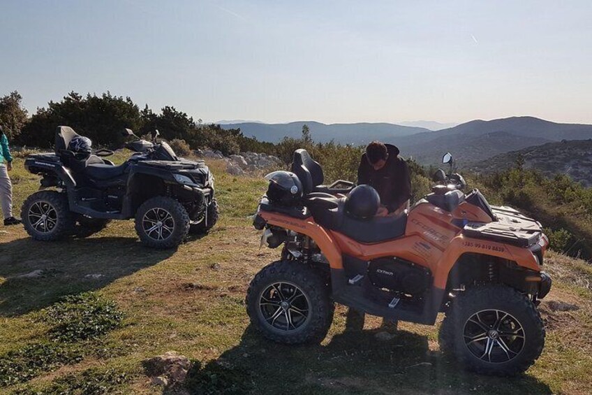 All day NP KRKA Quad Adventure Skradin waterfall