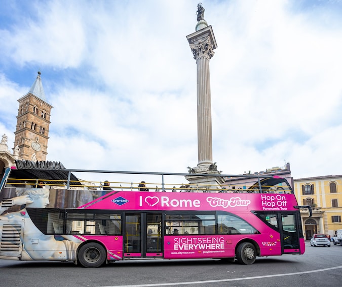 Hop-On Hop-Off Rome Panoramic Bus Tour