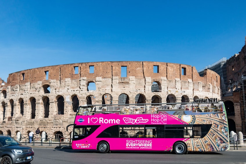 Hop-On Hop-Off Rome Panoramic Bus Tour