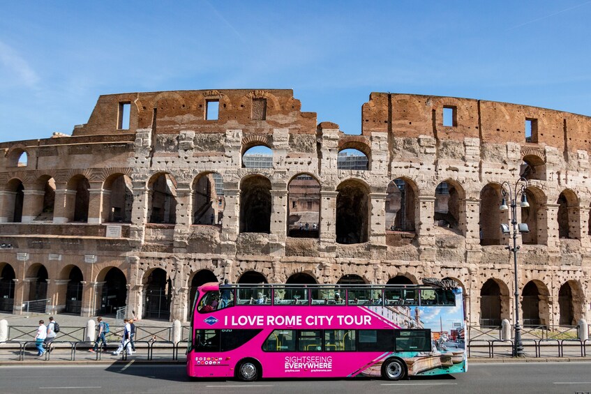 Hop-On Hop-Off Rome Panoramic Bus Tour