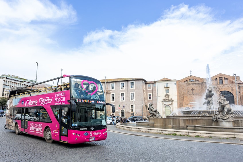Hop-On Hop-Off Rome Panoramic Bus Tour