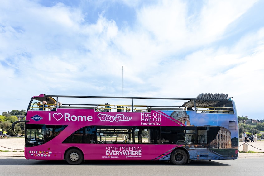 Hop-On Hop-Off Rome Panoramic Bus Tour