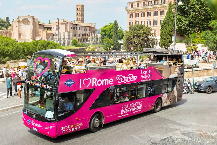 Hop-On Hop-Off Rome Panoramic Bus Tour