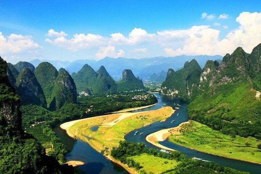 Beautiful view of li river