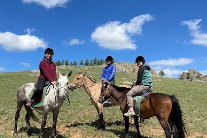 Horse riding in Terelj National Park