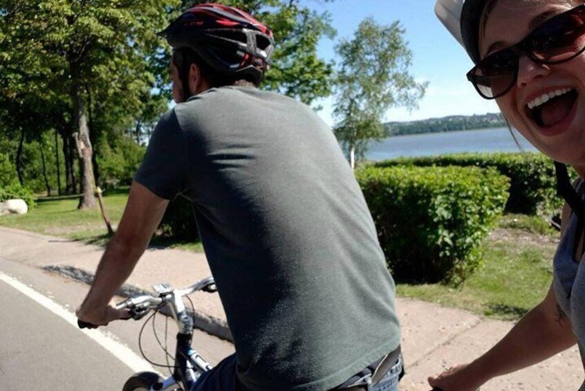 Rent a Tandem Bike on Ile d'Orleans (for 2 people)