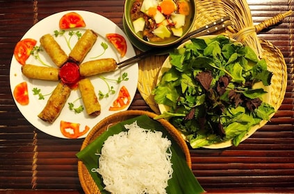 Clase de cocina casera en Hanoi