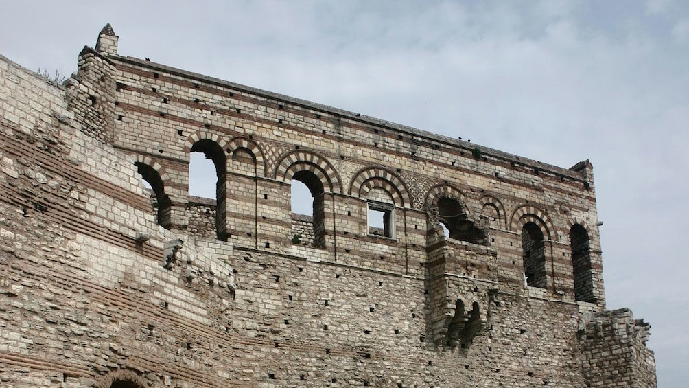 Close view of the Palace of the Porphyrogenitus in Istanbul