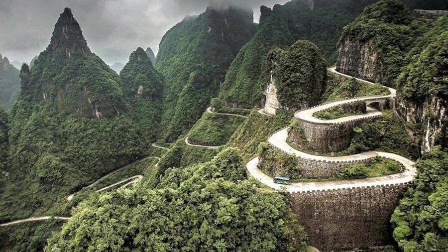 Tianmen Mountain Road-Birthday Cake