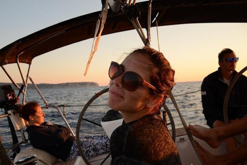 Full Day Sailing on a comfort yacht around Hvar and Pakleni islands- small group