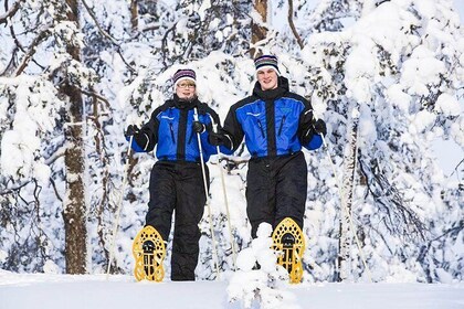 Snowshoe Trip in the Forest