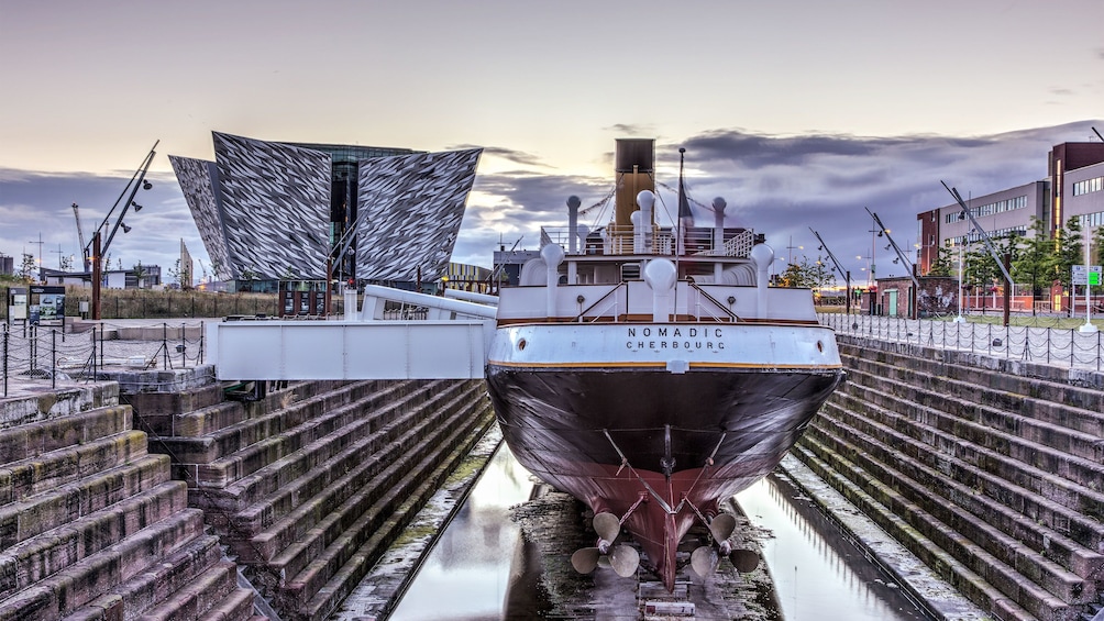 Boat on display in Ireland