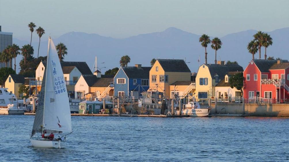 Depart from Marina del Rey and enjoy views of the Los Angeles coastline on the Starlight Dinner Cruise