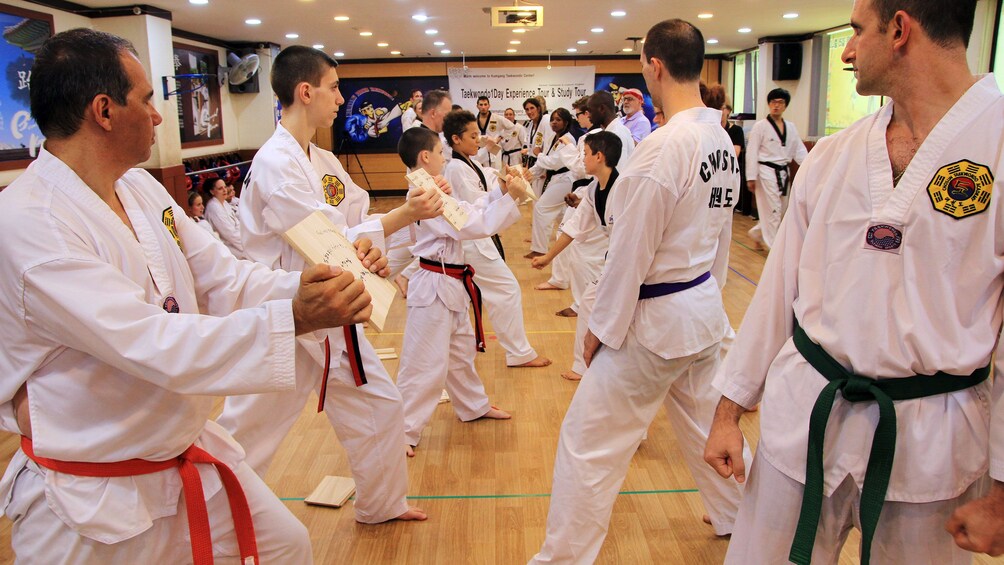 Tae Kwon Do Class with Transfer