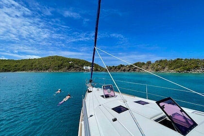 PRIVATE SNORKELING TOUR & Sail in Puerto Rico w Food & Drinks