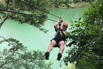 Private Cave Tubing and Zip Line Adventure Shore Excursion Tour Belize