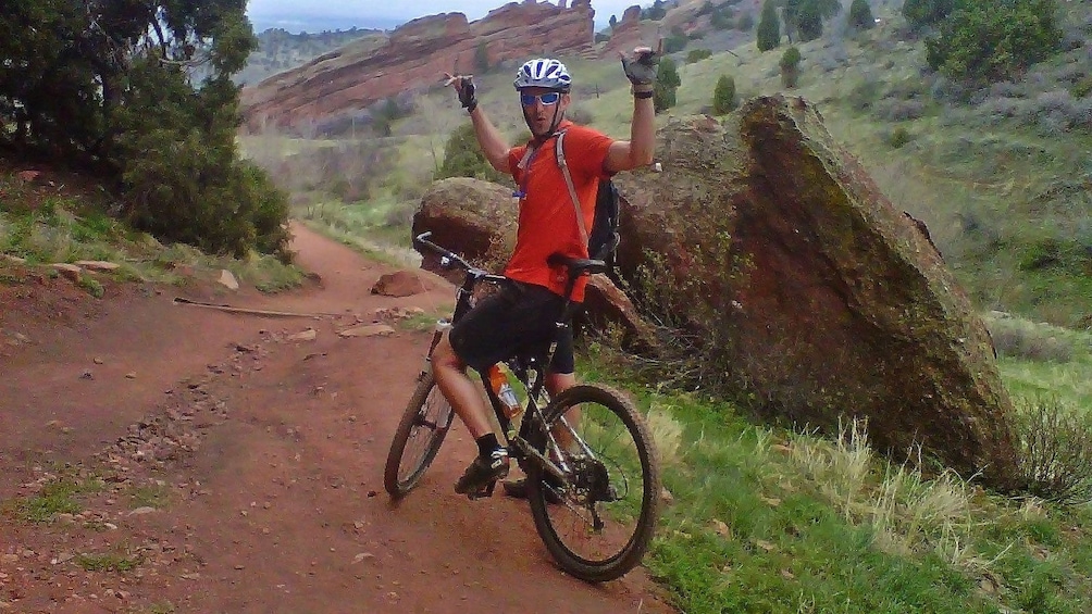 Excited to go mountain biking in Denver
