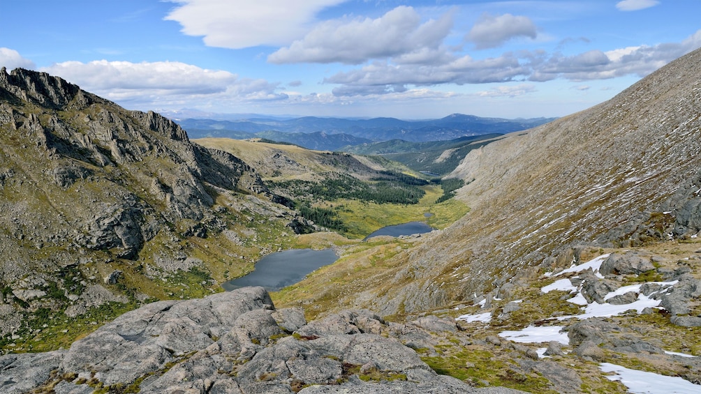 Rocky mountainous landscape in Denver