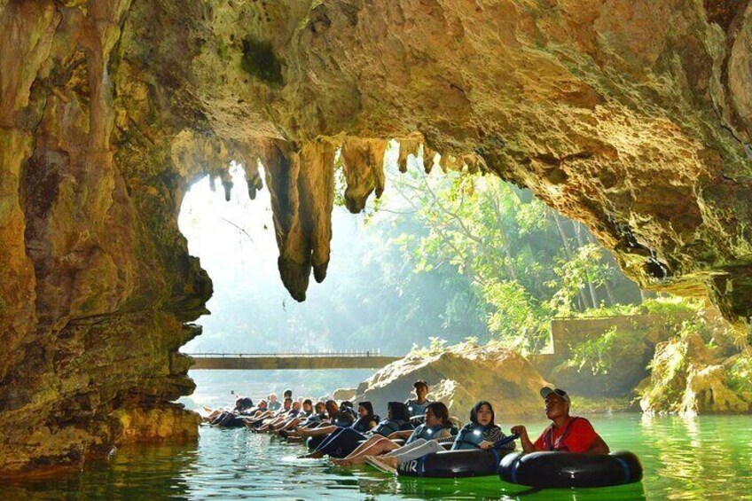 1 day Yogyakarta Tour Jomblang cave and Pindul Cave tubing