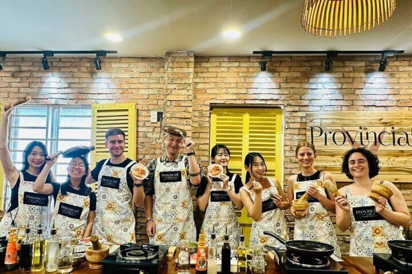 Immersive Cooking Class & Wet Market Tour - Chef Led w/ Private Cook Stations