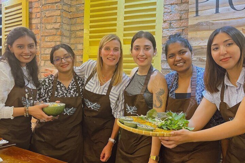 Immersive Cooking Class & Wet Market Tour - Chef Led w/ Private Cook Stations