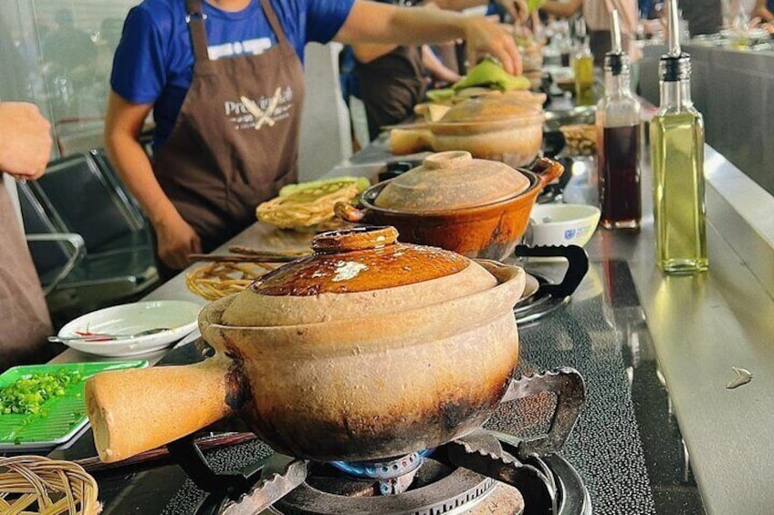 Immersive Cooking Class & Wet Market Tour - Chef Led w/ Private Cook Stations