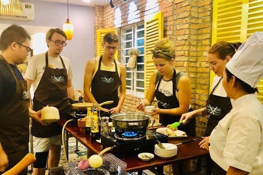 Immersive Cooking Class & Wet Market Tour - Chef Led w/ Private Cook Stations