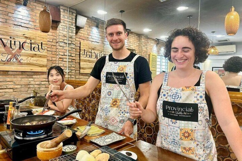 Immersive Cooking Class & Wet Market Tour - Chef Led w/ Private Cook Stations