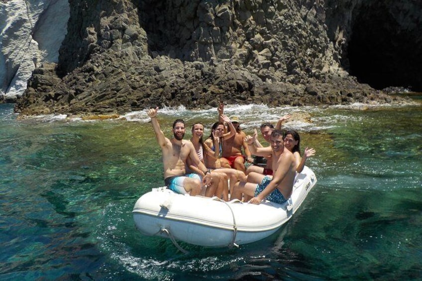 Visit the caves in small groups