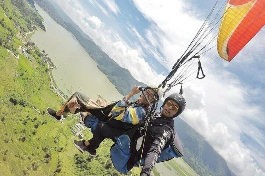 Paragliding in Pokhara