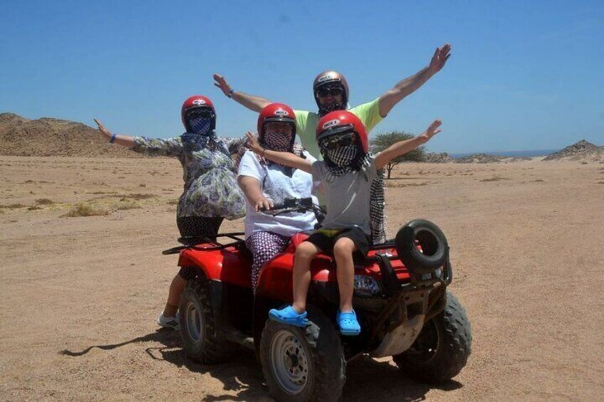 Star Gazing Mega Quad Safari with Canyon, Sand Boarding & Kayak- Sharm El Sheikh