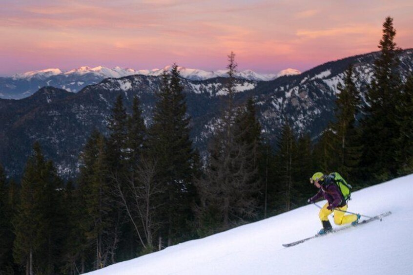 Telemark skiing lesson on Chopok, Jasná - Free your heel