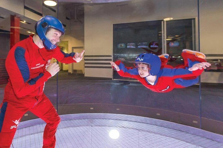 Basingstoke iFLY Indoor Skydiving Experience - 2 Flights & Certificate