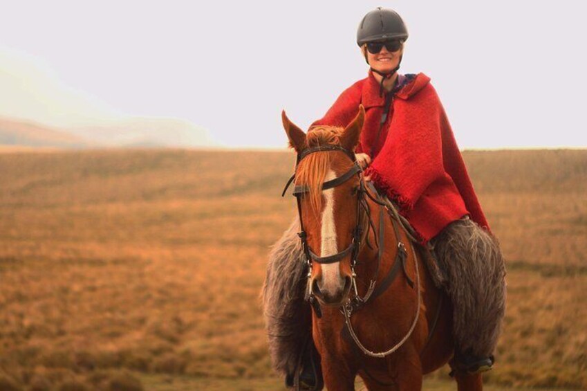 DAY 1: HORSE RIDING IN THE COTOPAXI NATIONAL PARK