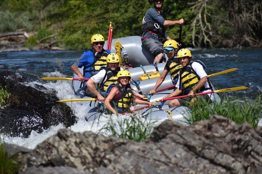 Entering Nugget Falls on the Rogue River
