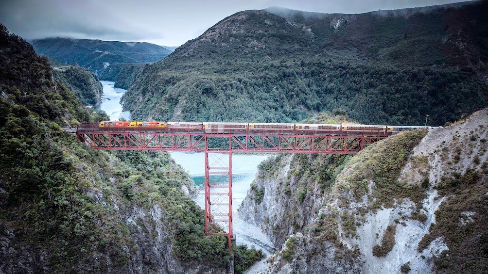 Bridge pass in West Coast Franz Josef Glacier tour in Christchurch New Zealand. 