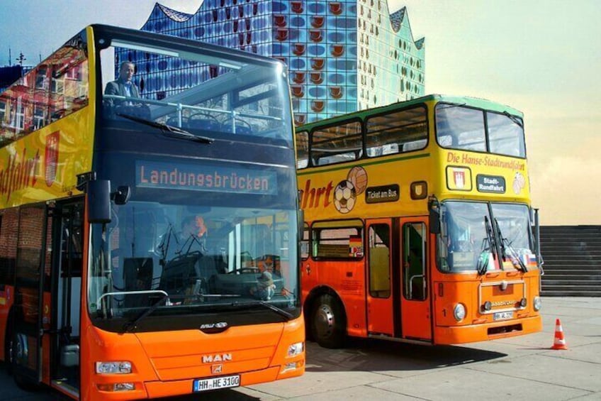 Hamburg: Hop-On Hop-Off Sightseeing Tour - Orange Bus
