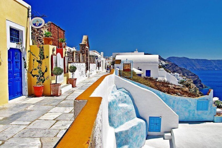 Santorini Easy road for Oia (Cruise passengers)