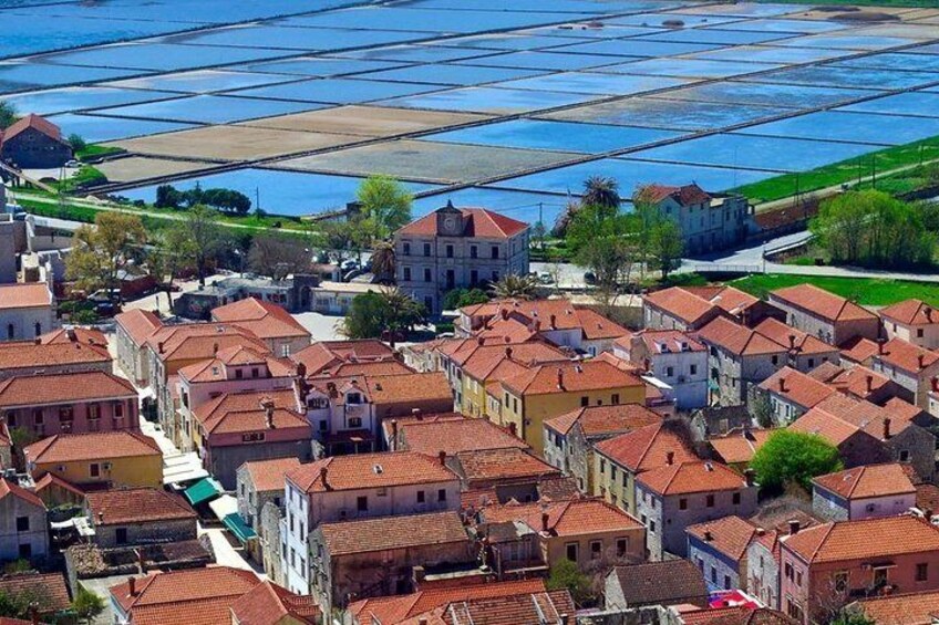 Ston town at Peljesac