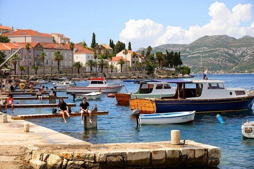 Korcula promenade