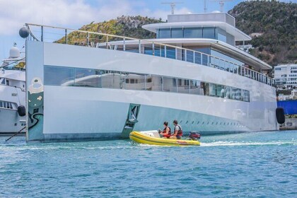 Excursion en bateau sans chauffeur et plongée avec tuba avec déjeuner carib...