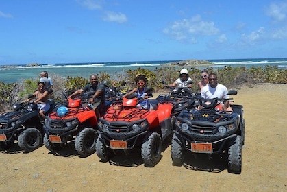 Half-Day ATV Adventure Tour of St.Martin with Guide and Pickup