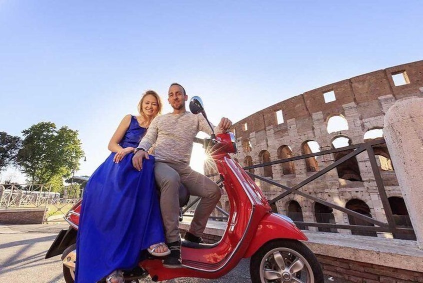 vespa rental Rome