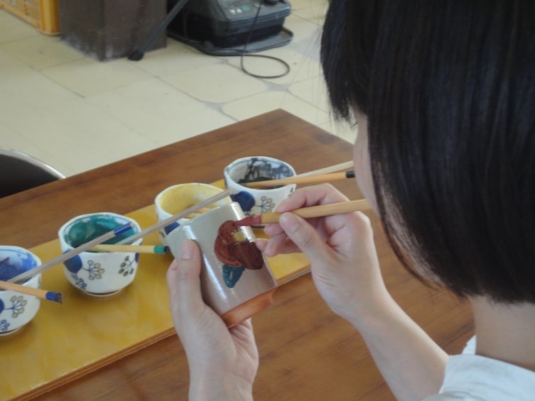 Show item 1 of 6. Hagi Pottery Painting