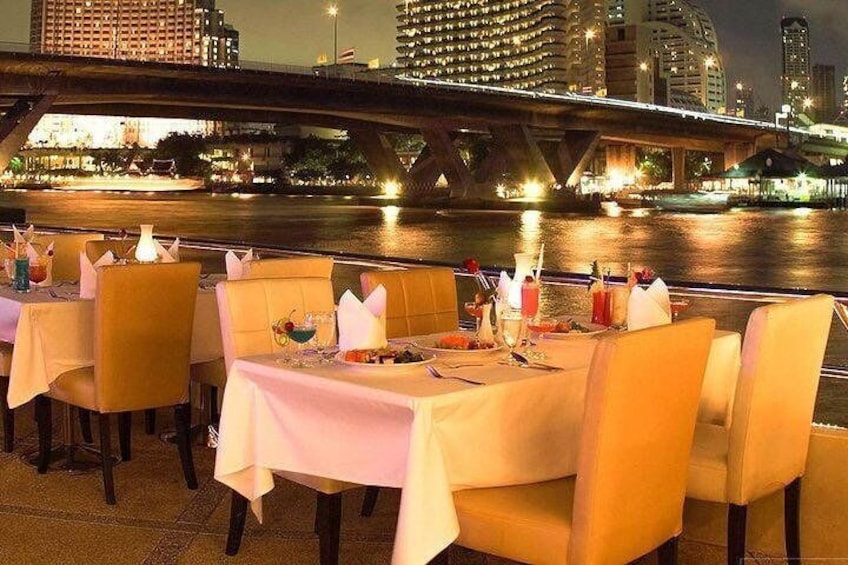 Dinner Cruise by Chaophraya Princes with Private transfer