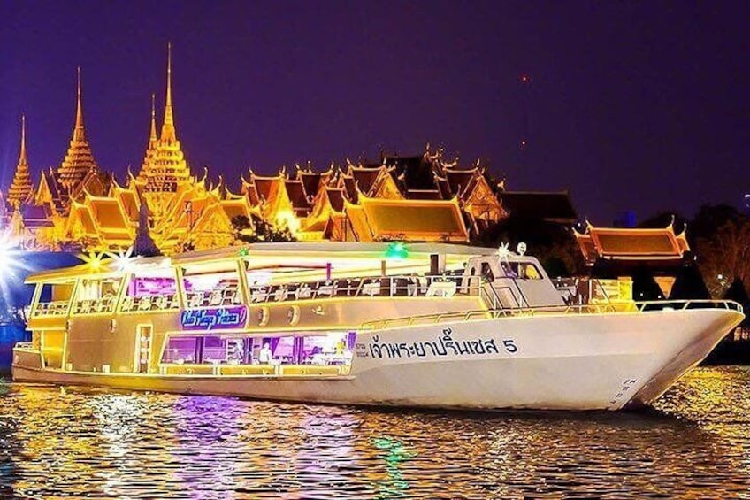 Dinner Cruise by Chaophraya Princes with Private transfer