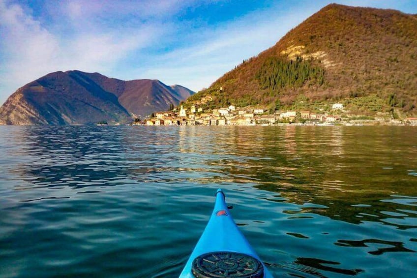 Monte Isola view from the Kayak